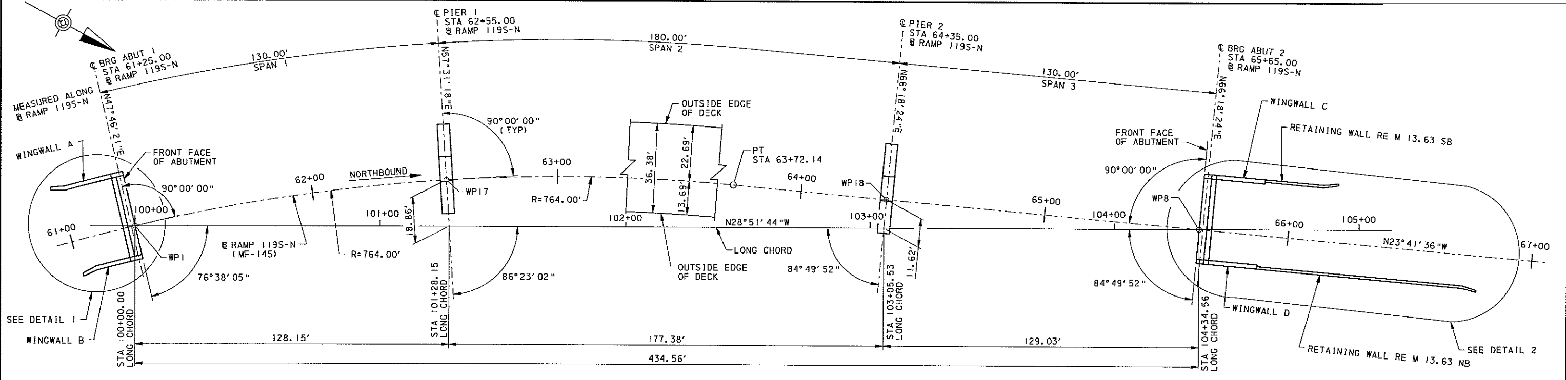 Bridge alignment plans