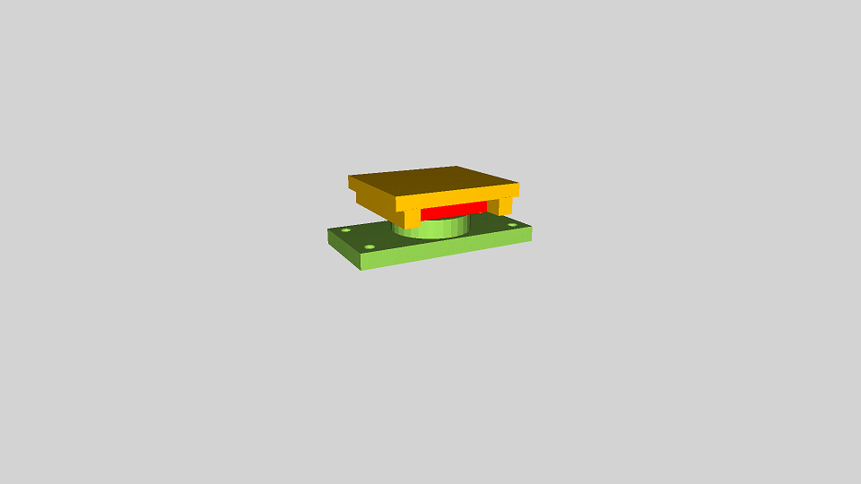 Bridge bearing model