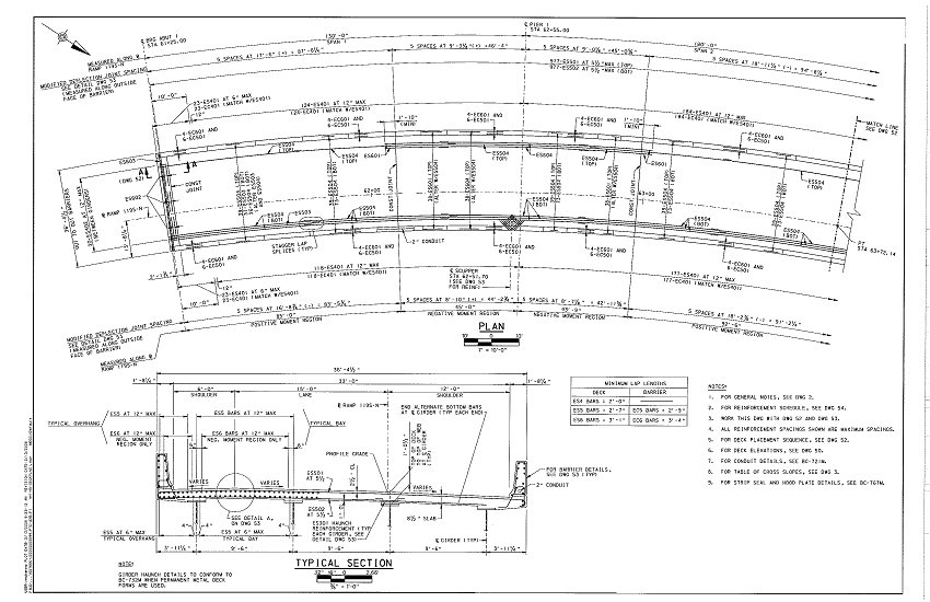 Bridge deck plans