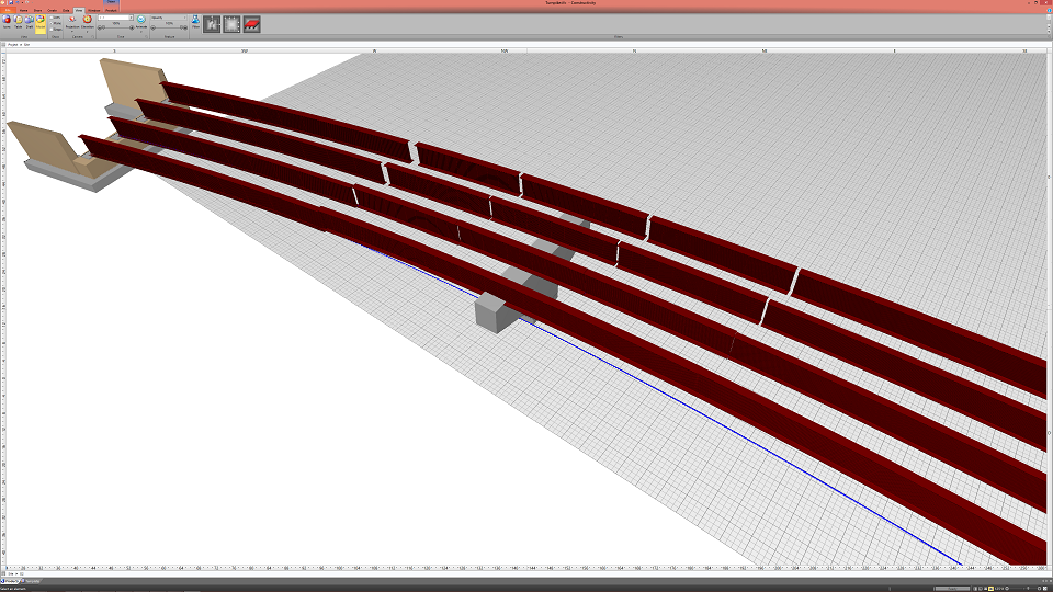 Bridge girder model