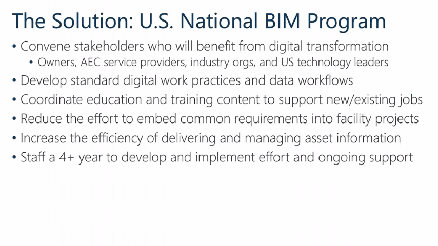 BIM Council Priorities: Partnerships, National BIM Standard–US V4 and the U.S. National BIM Program