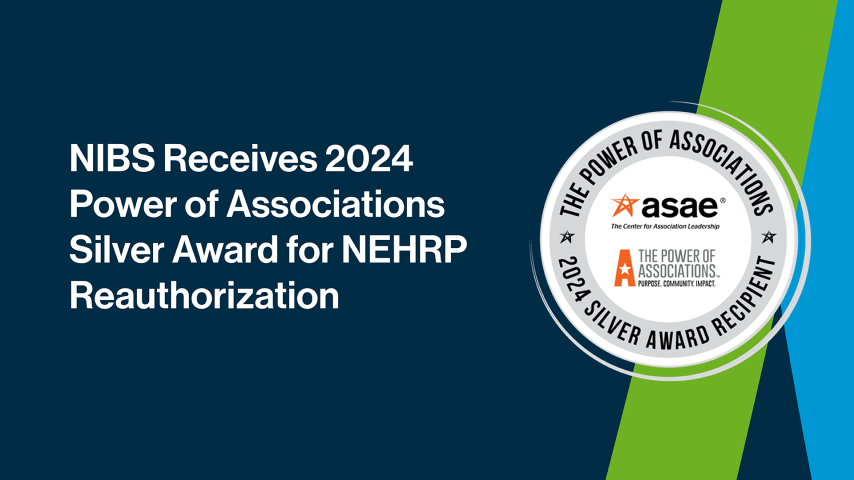 NIBS Receives ASAE Silver Award for Earthquakes Briefing